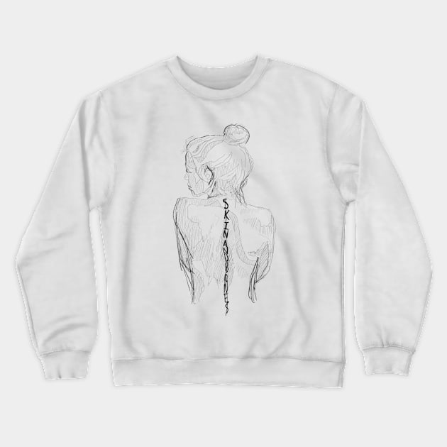 Skin and Bones Crewneck Sweatshirt by lilydlin